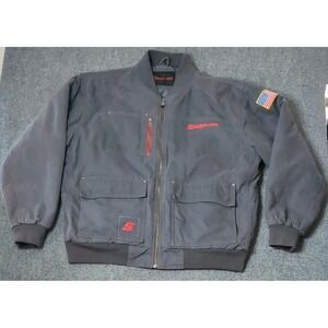 Snap On Tools RA Jacket Canvas 2XL Vintage Insulated Coat Workwear Mens Gray